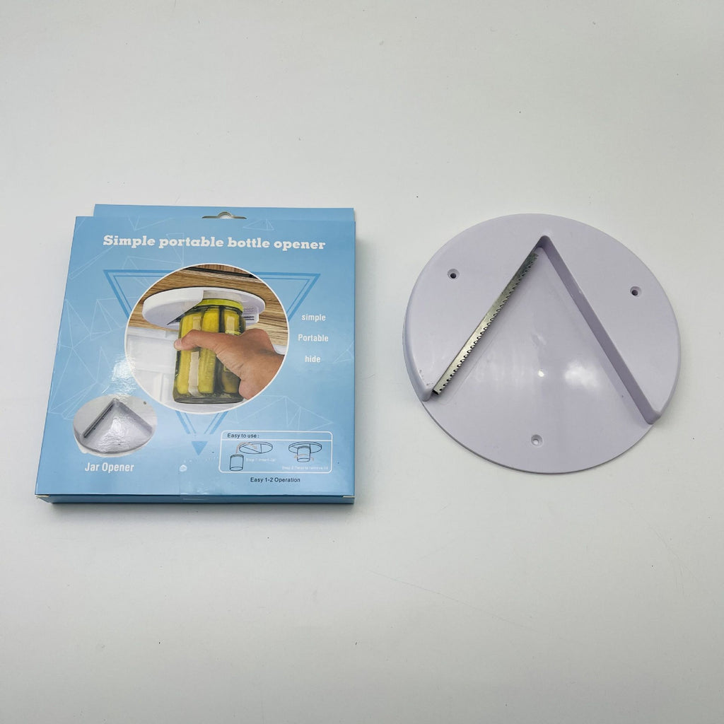 Circular can opener kitchen cabinet lid bottle opener table bottom can opener