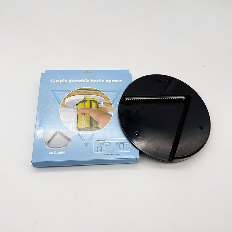 Circular can opener kitchen cabinet lid bottle opener table bottom can opener